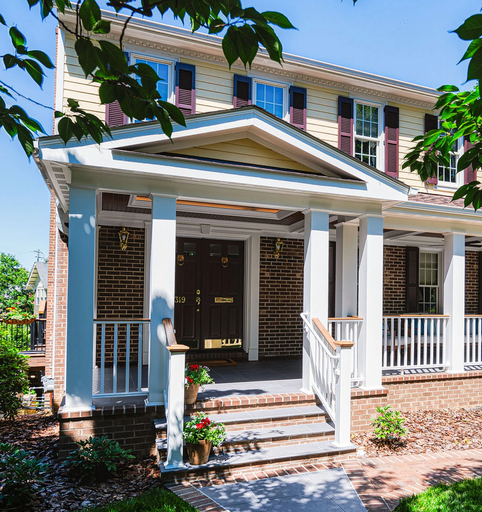 Front porch remodel