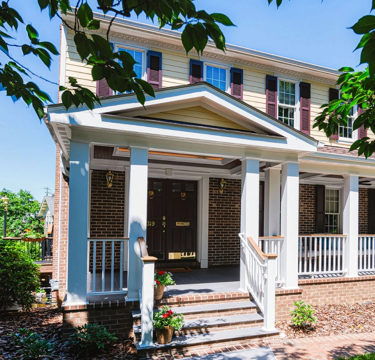 Front porch remodel