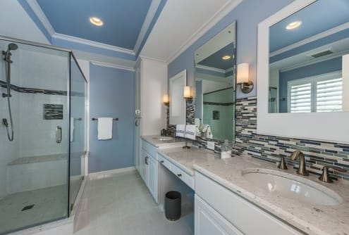 contemporary bathroom remodel