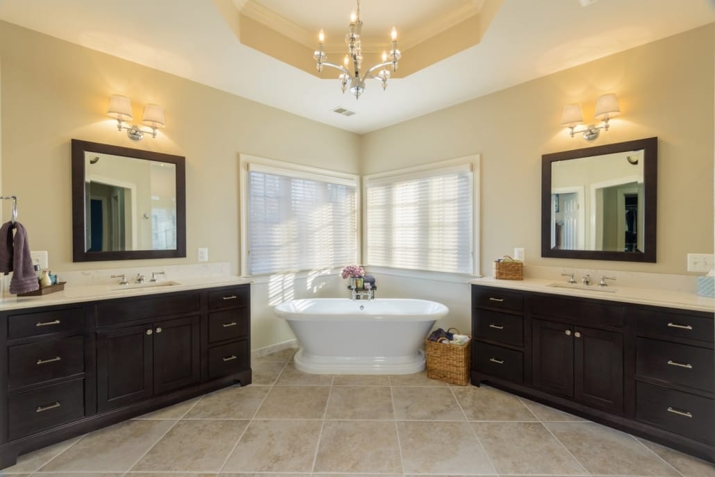 master bathroom from qualified remodeler