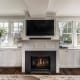 Foster remodeling Solutions, interior remodeling, Alexandria VA with gas fireplace