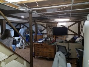 Herndon basement remodel, unfinished basement, before photo3