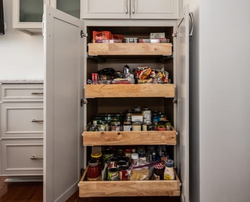 kitchen remodel after pics pantry cabinet