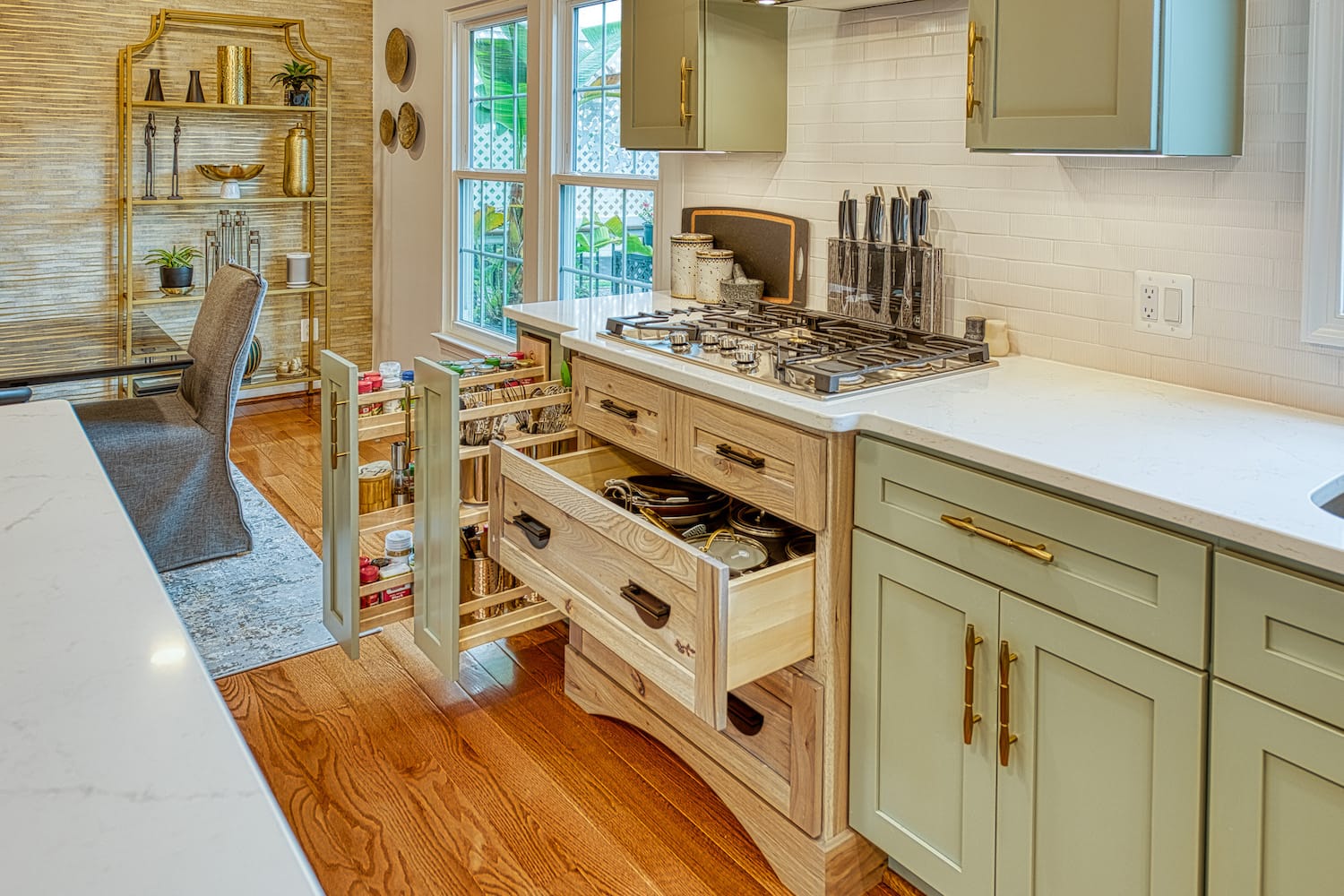 functional kitchen cabinetry storage 