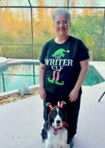 image of Karen Foster with her dog