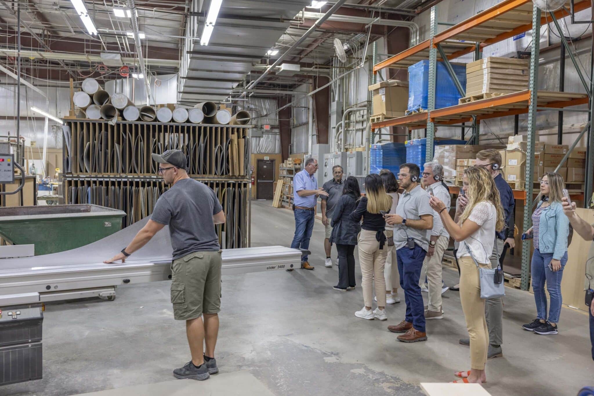 Learning the process of cabinet making