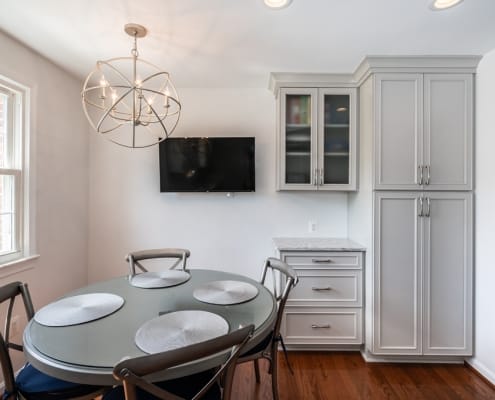 kitchen remodel after pics- coffee bar
