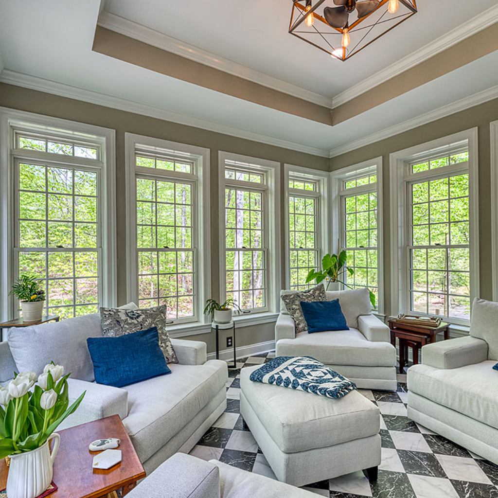 sunroom addition interior